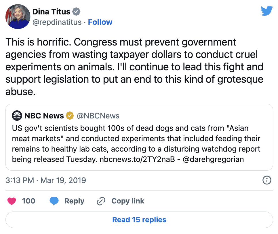 USDA kitten cannibalism experiments