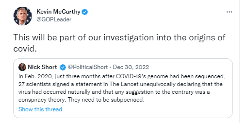 wuhan lab leak investigation