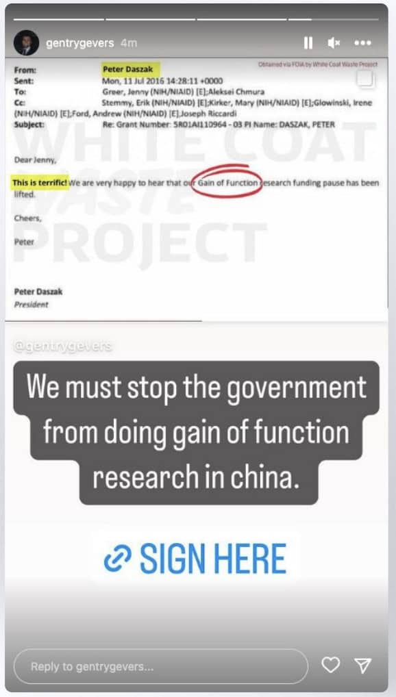 Influencers say Defund Wuhan