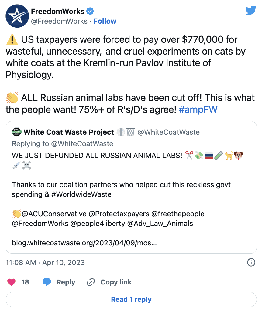 Russian Animal Labs Victory