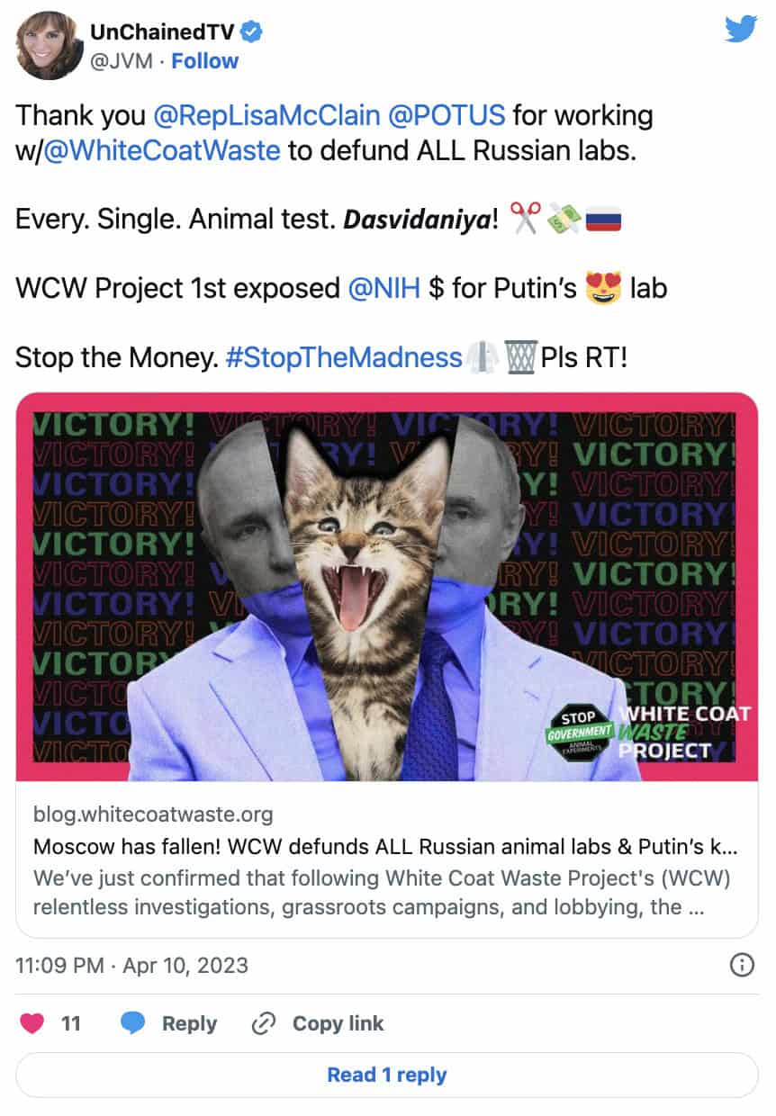 Russian Animal Labs Victory
