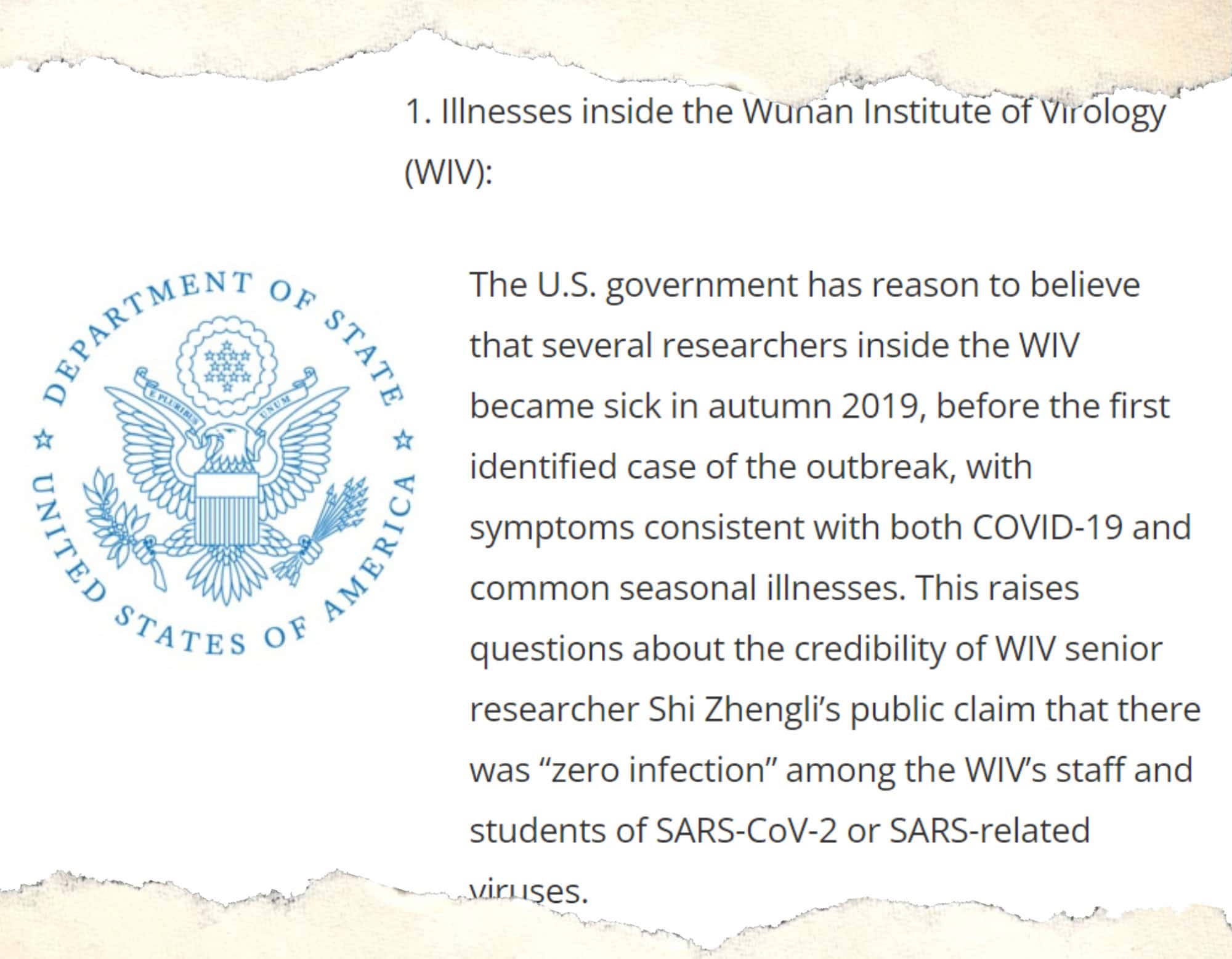 COVID Patient Zero Identified