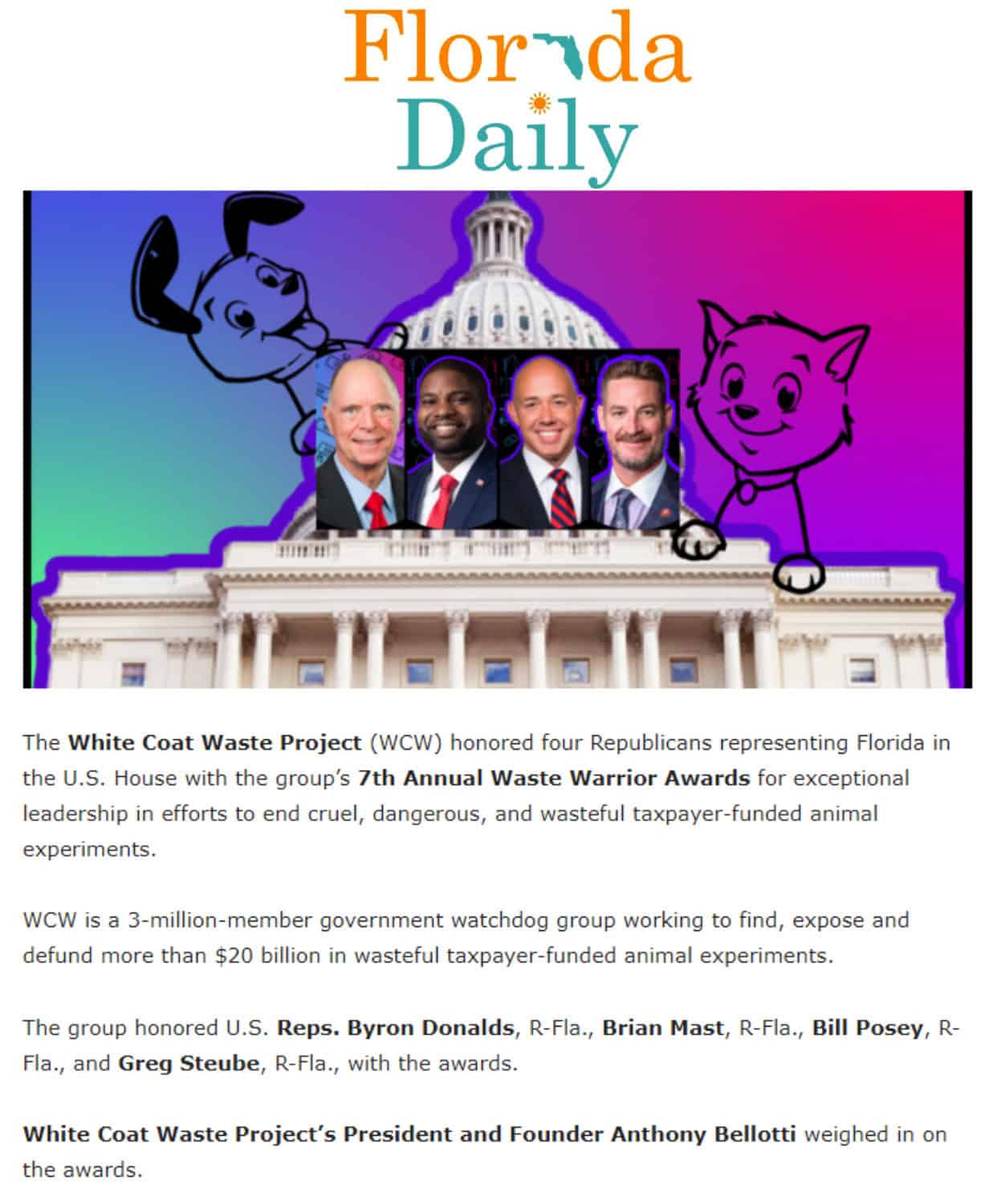 Congressional Waste Warrior Celebrate