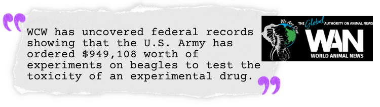 Pentagon Ends Animal Testing