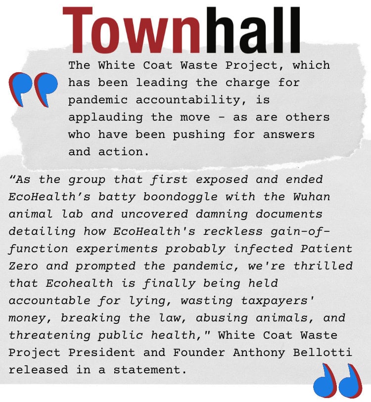 EcoHealth Alliance Suspended