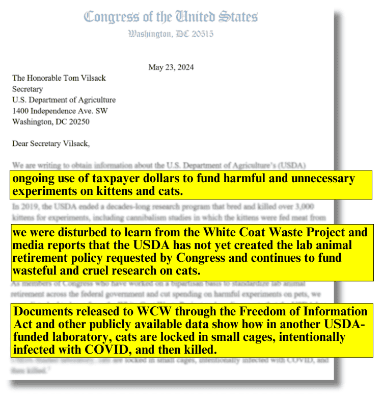 Lawmakers Probe USDA-Funded Animal Experiments