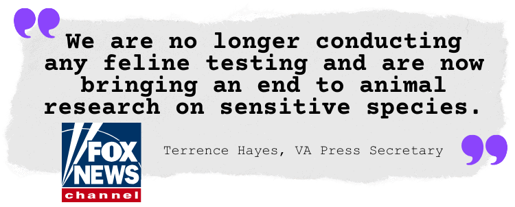 VA Cancels Cat Testing