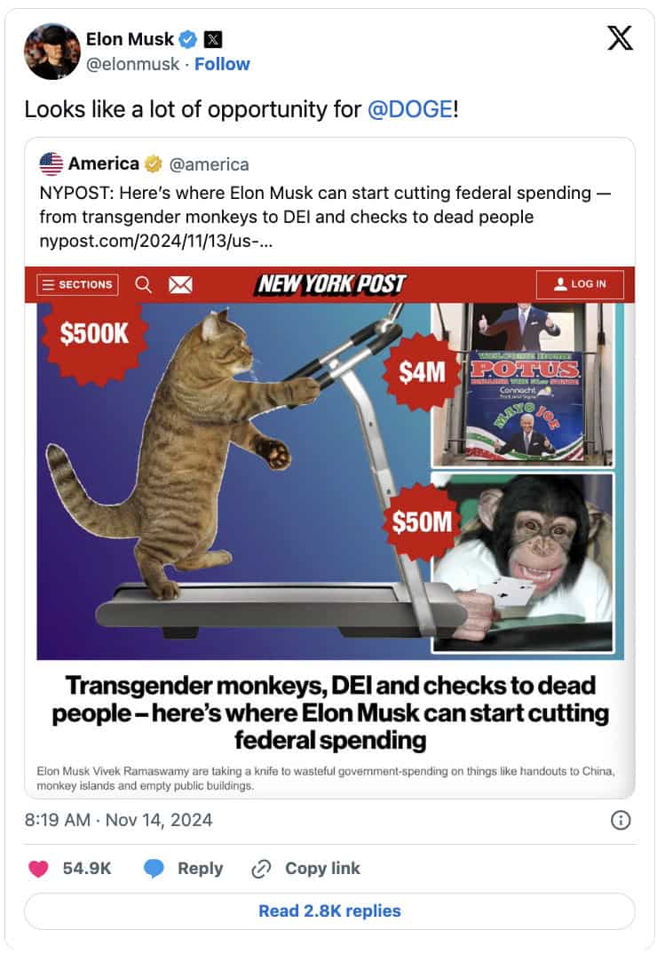 DOGE Trump Musk Vivek
