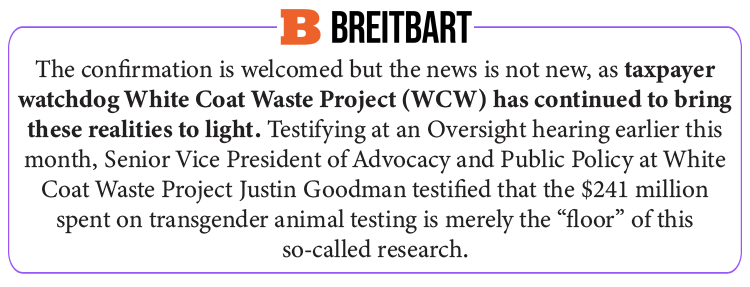 Transgender Animal Experiments